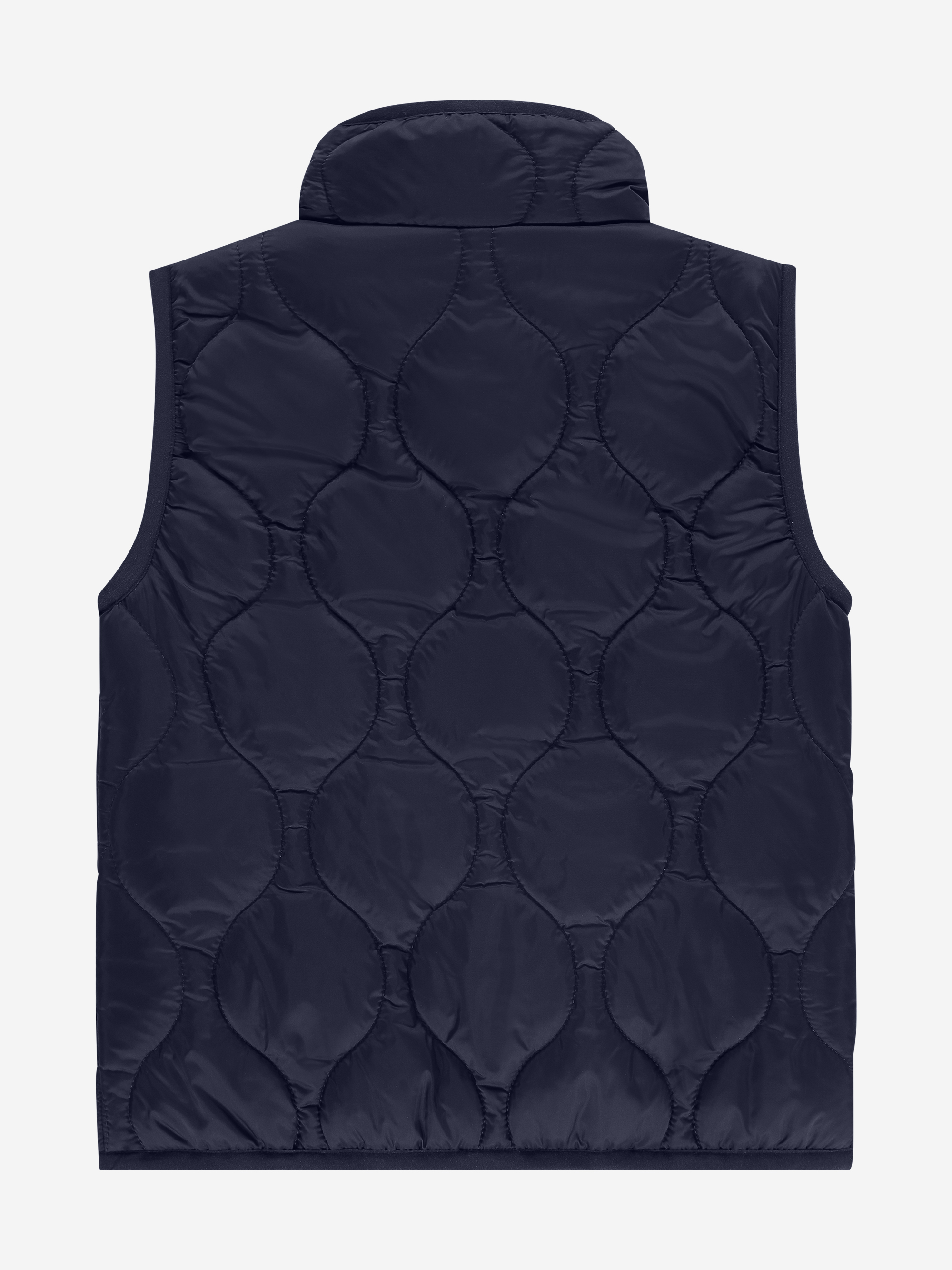 Gewatteerde bodywarmer met opstaande kraag