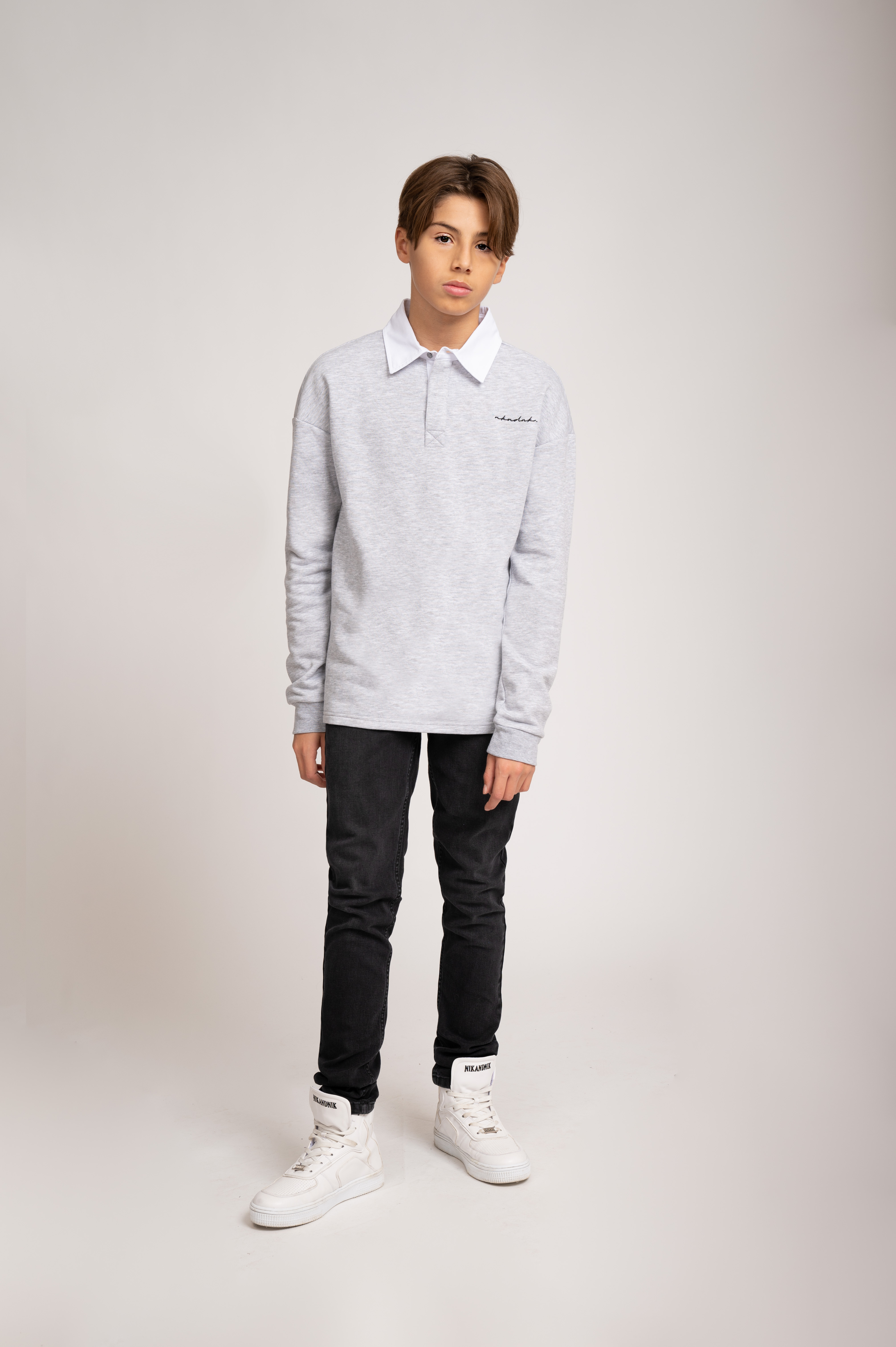 Logo Polo Sweatshirt
