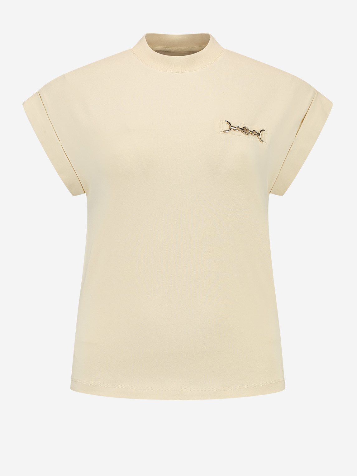 T-shirt met boxy fit