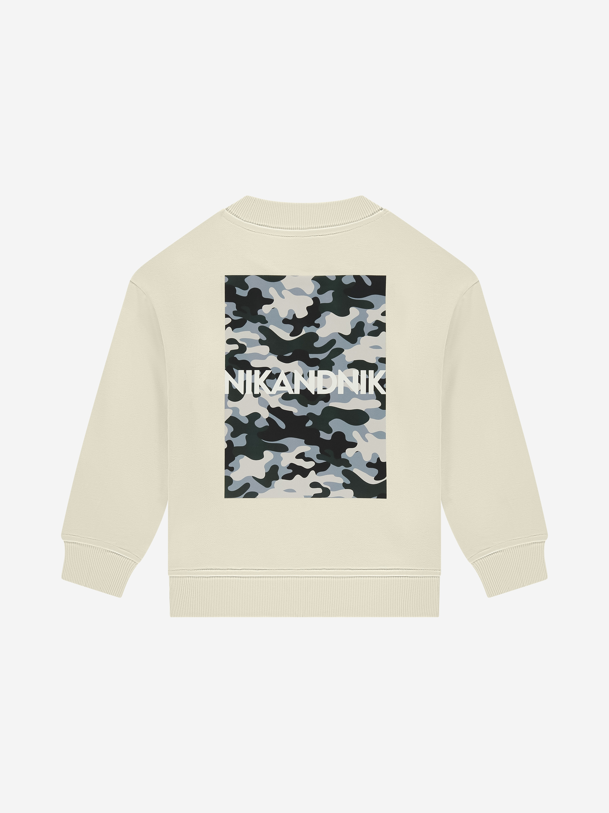 Sweater with N&N logo and graphic print