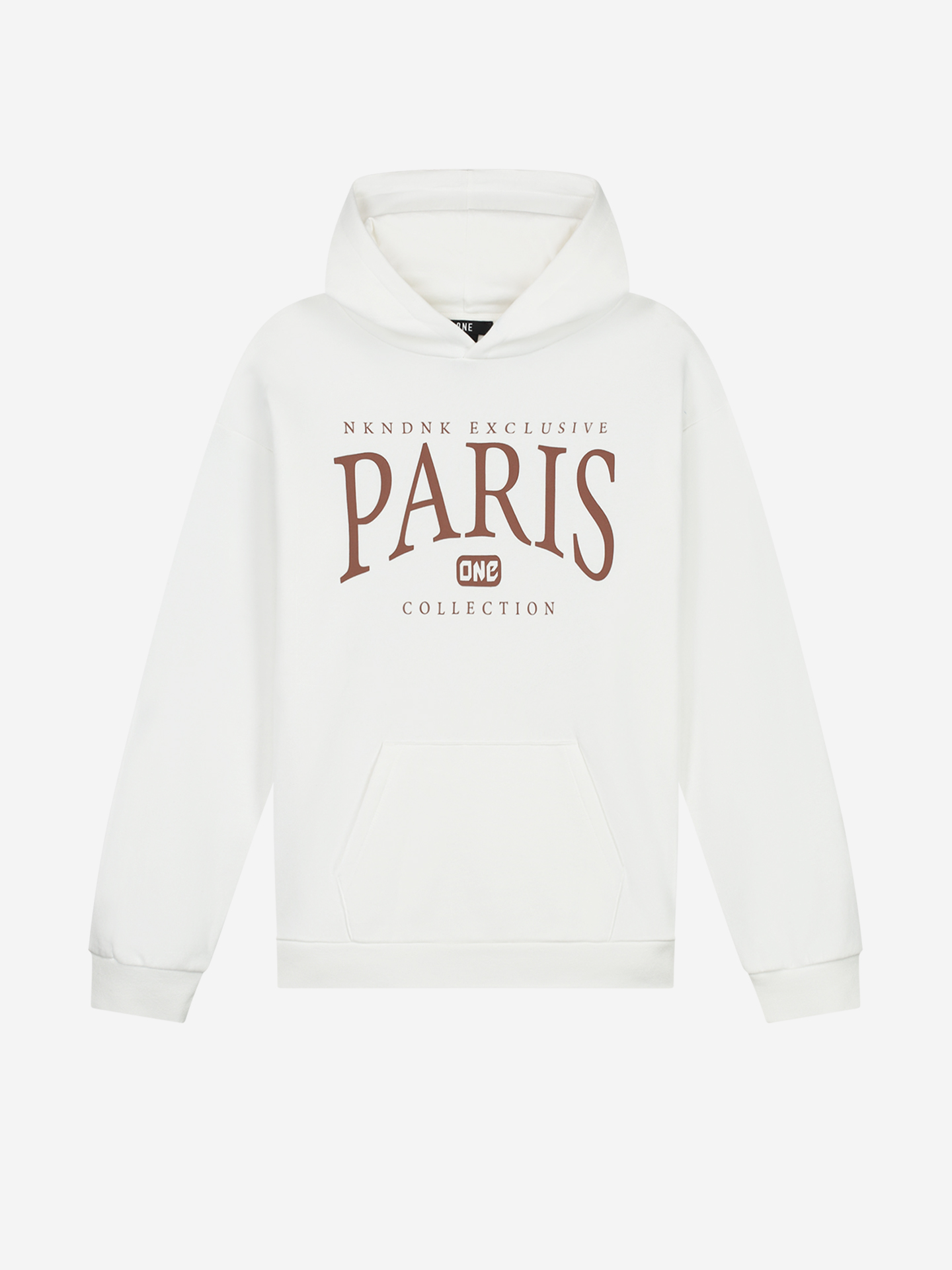 Oversized hoodie with Paris print