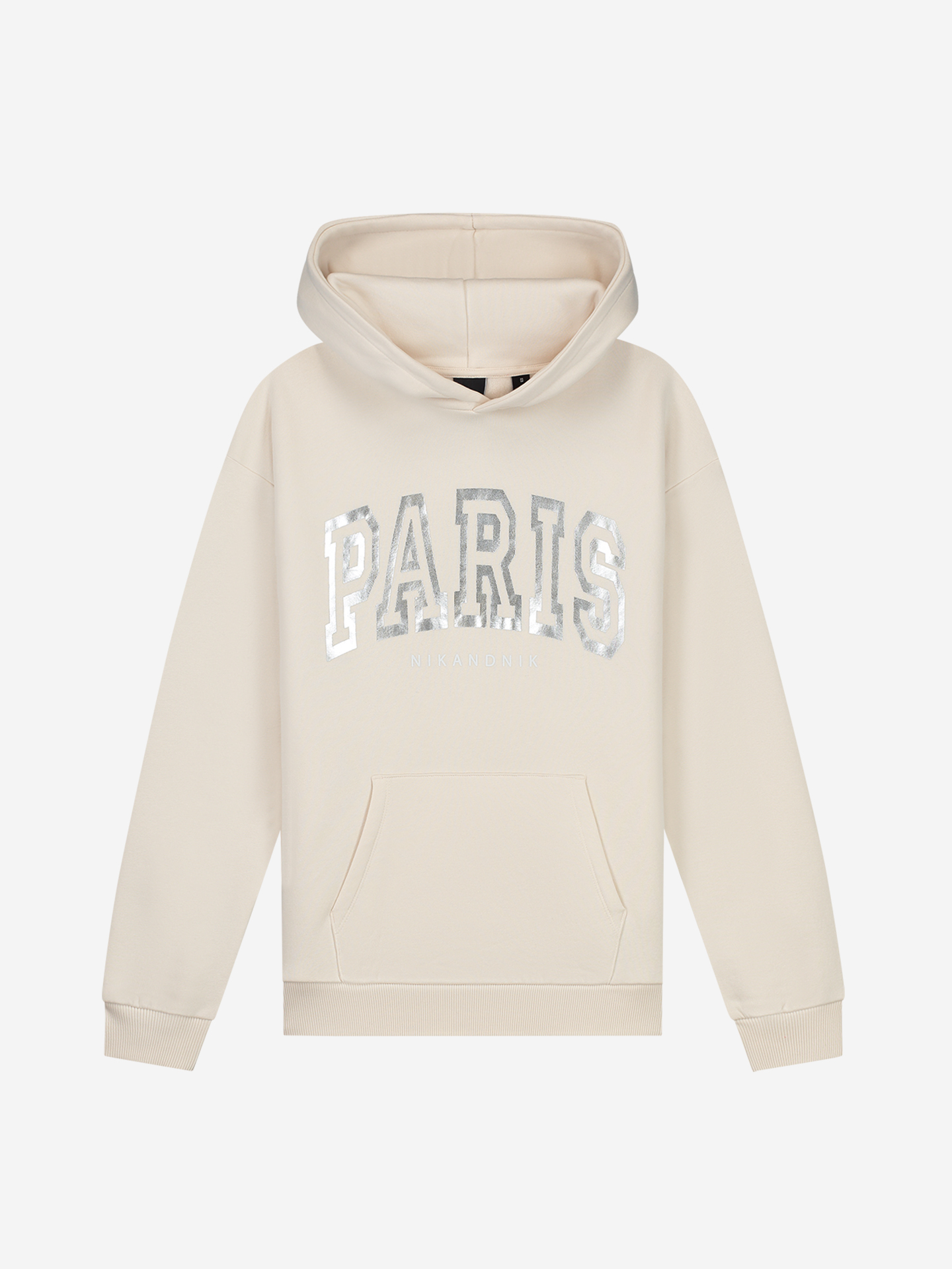 Grote hoodie met Paris print