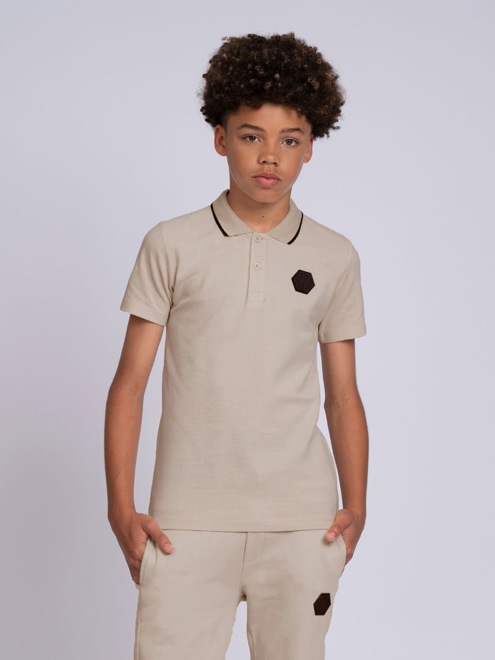 Polo with NIK&NIK logo patch