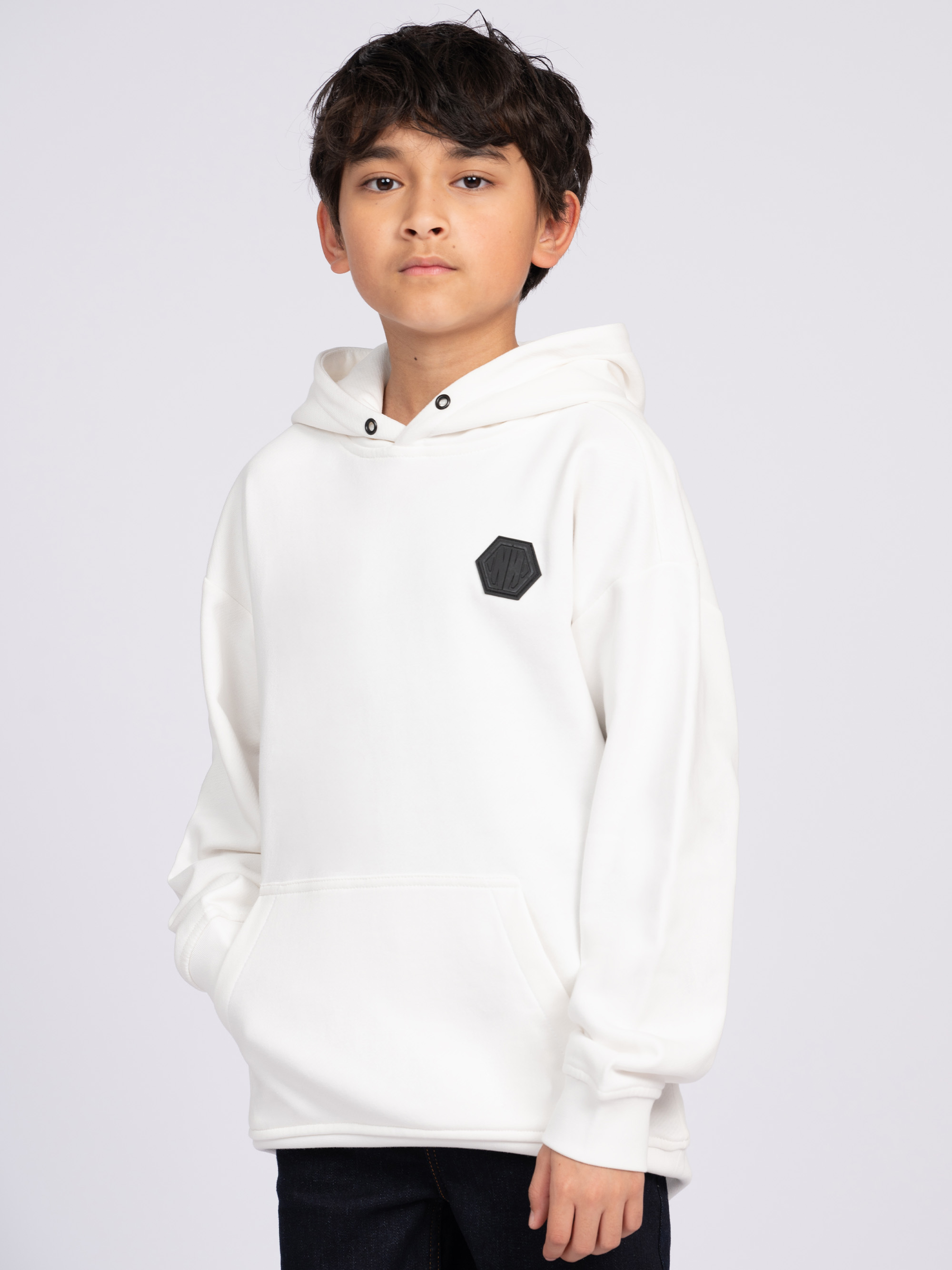 Losvallende hoodie met N&N patch