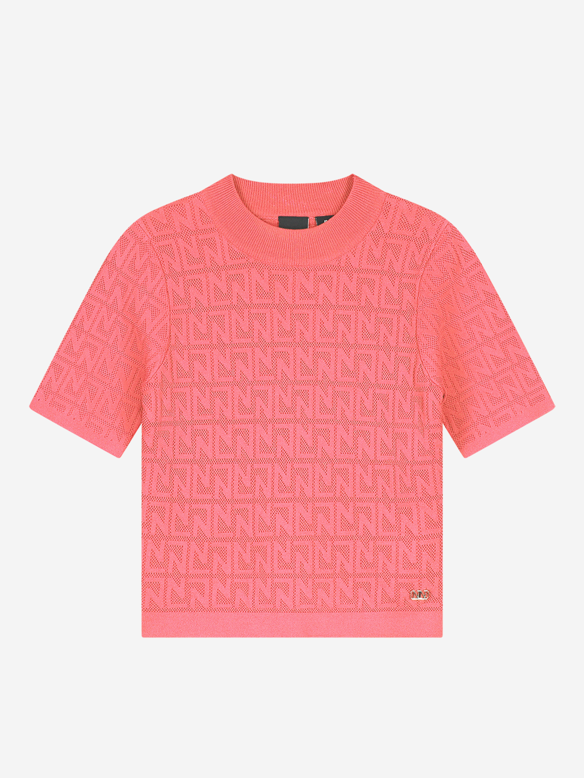  Fitted top with N&N all-over print