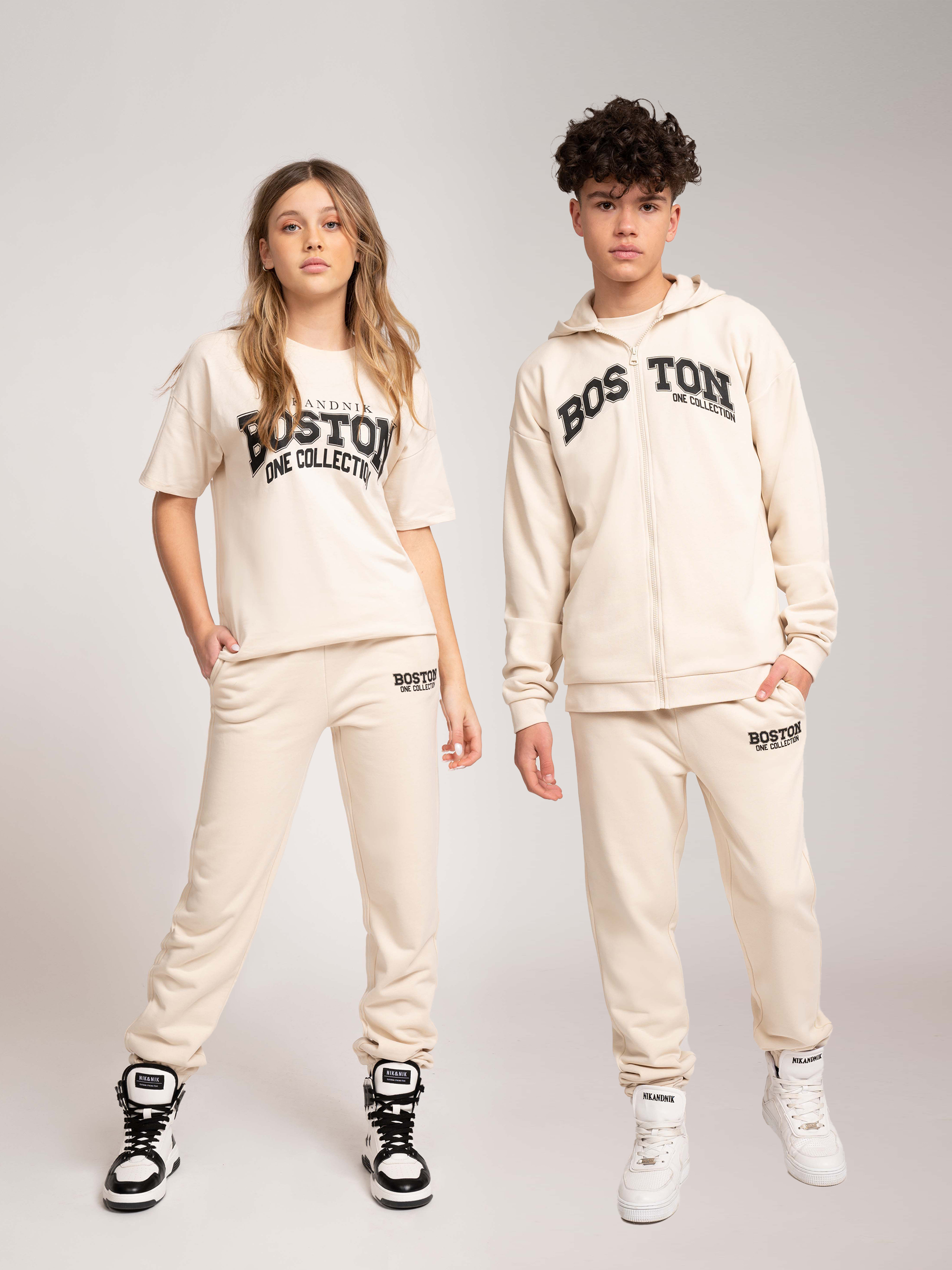 ONE Sweatpants met middelhoge taille en koordje