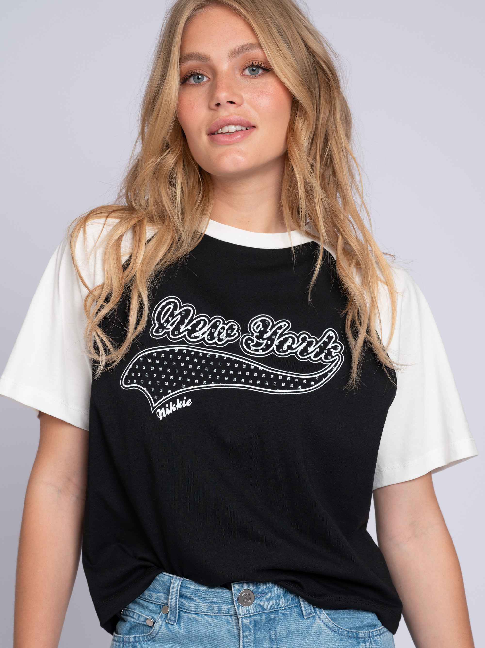 T-shirt met New York print