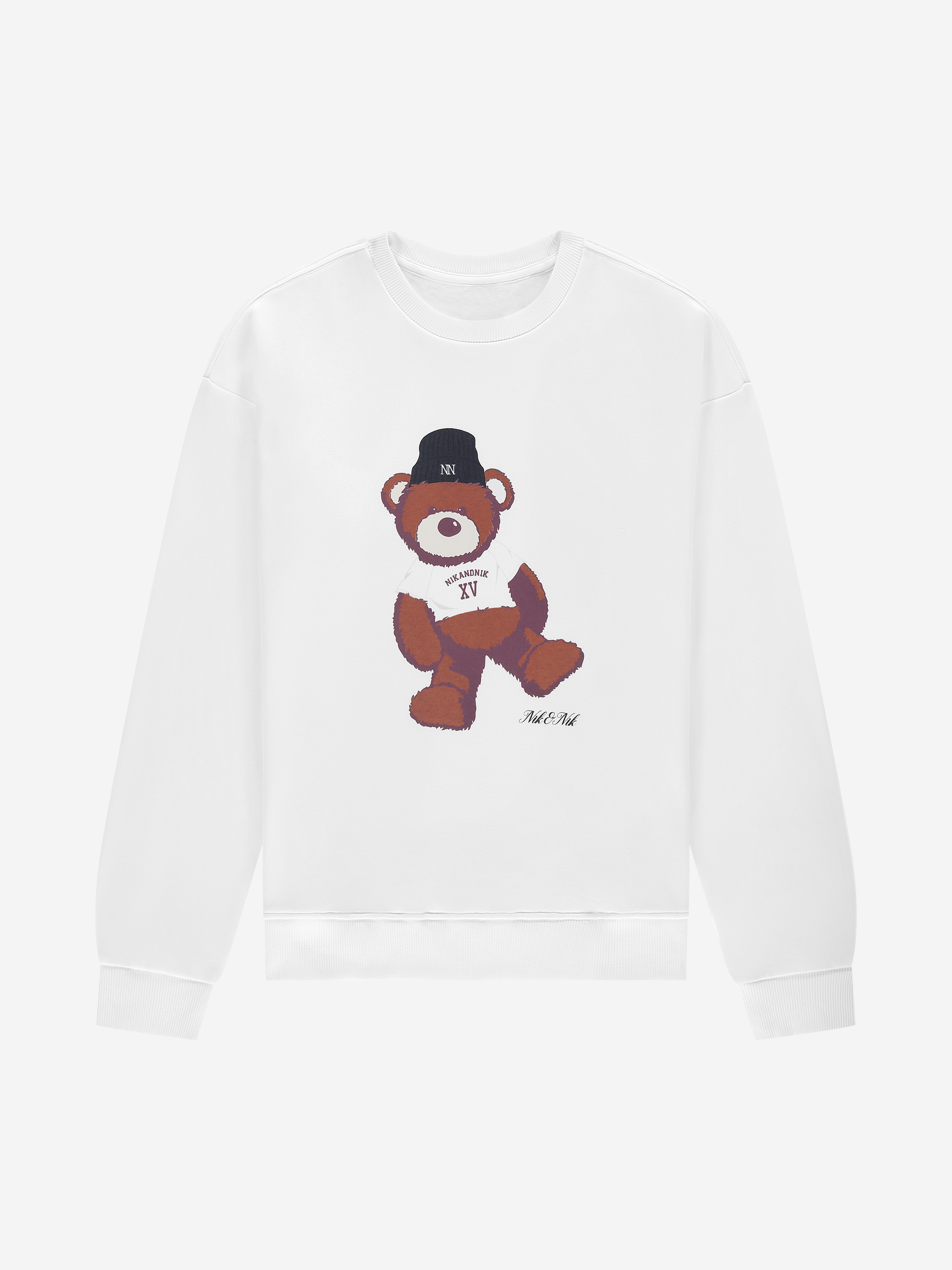 Sweater met opdruk van een beer