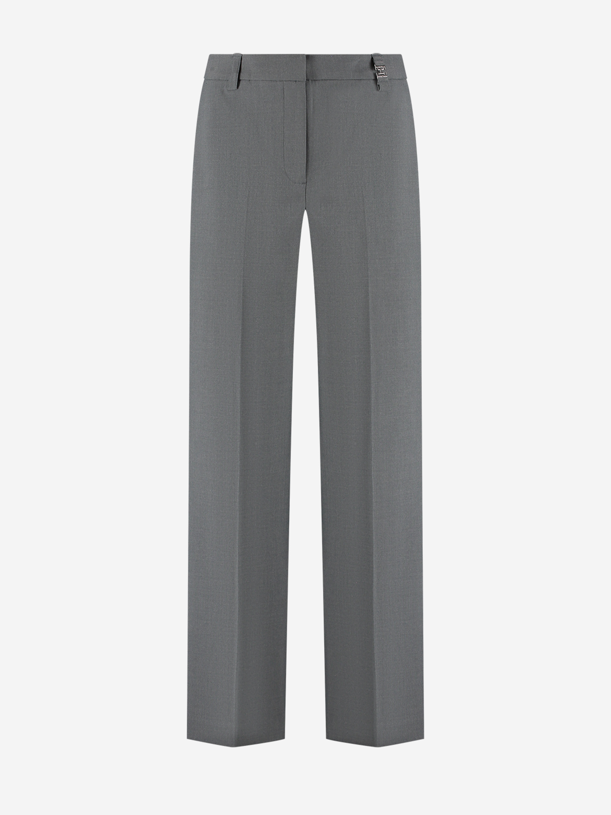 Mid waist pants with FH detail