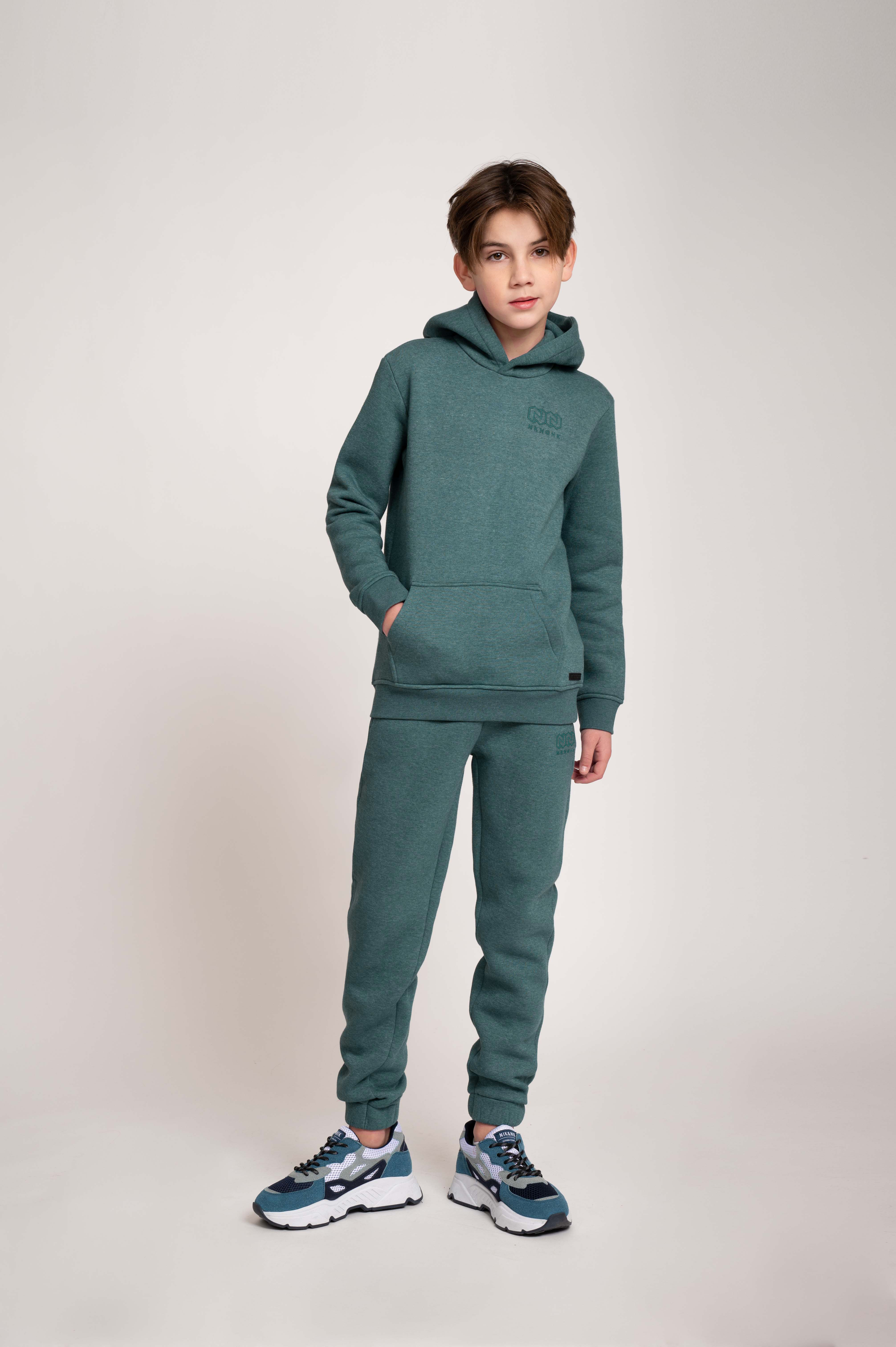 Sweatpants met middelhoge taille en koordje