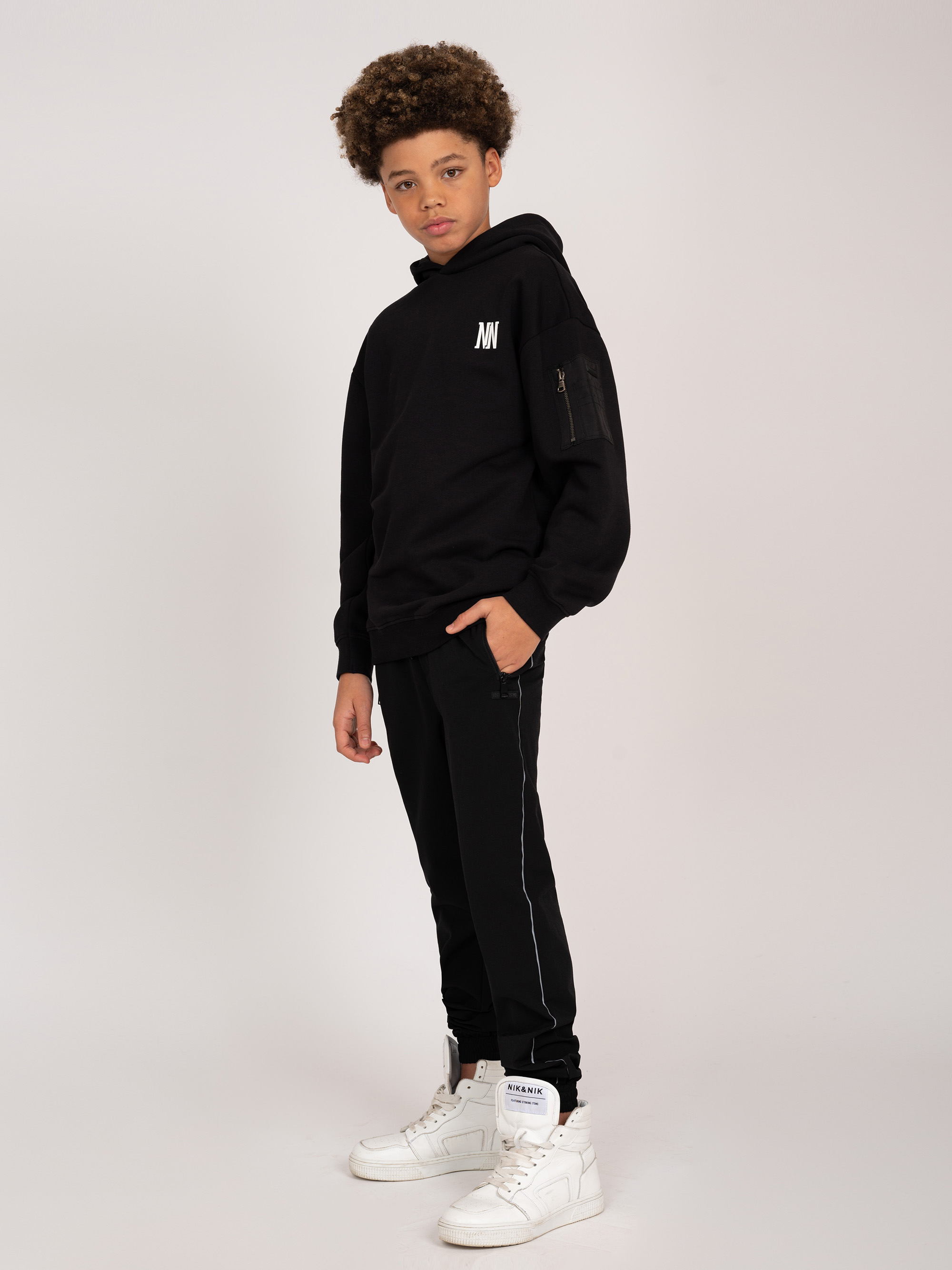 Oversized hoodie met graphic print