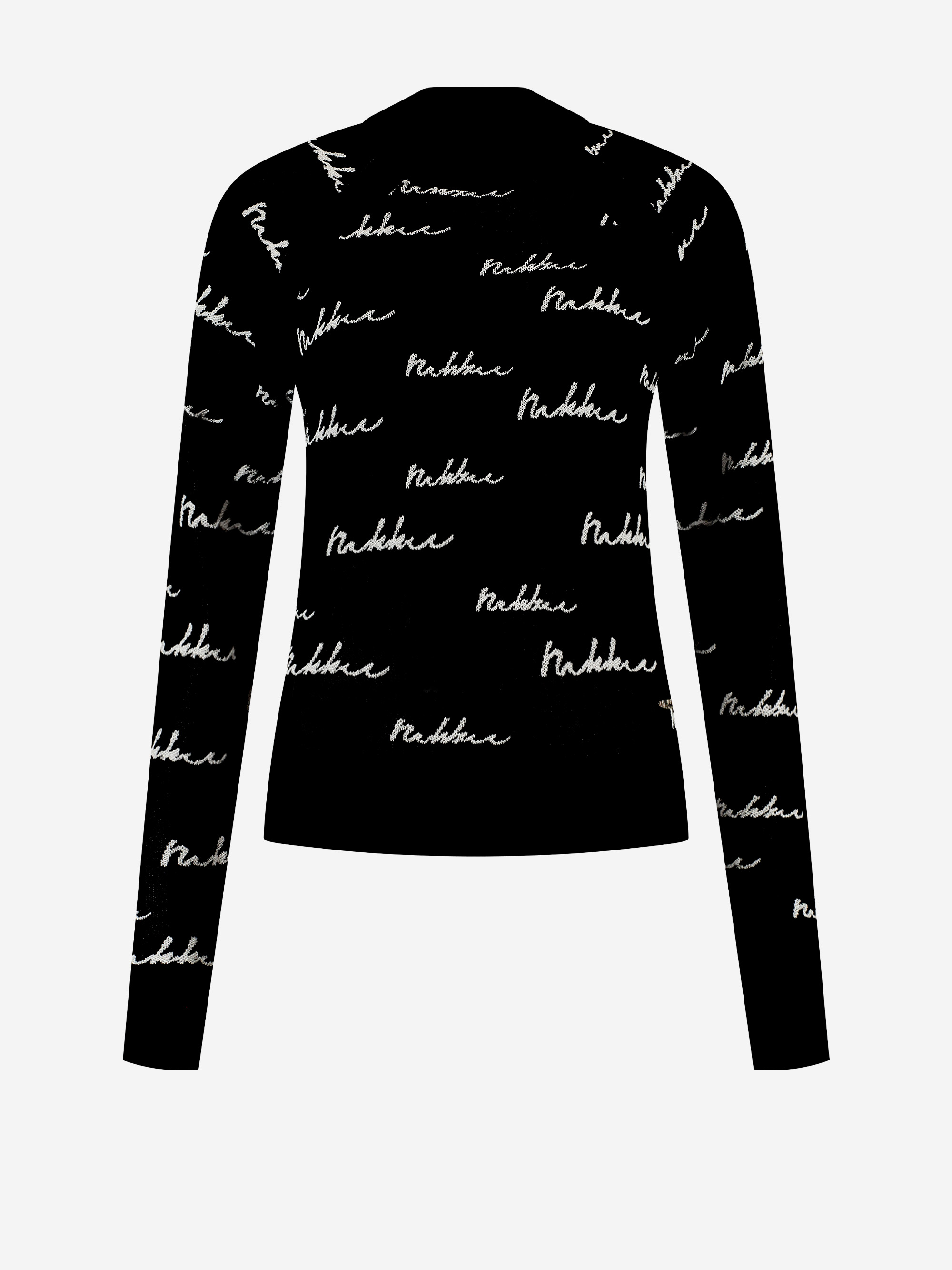 Sweater with logo pattern