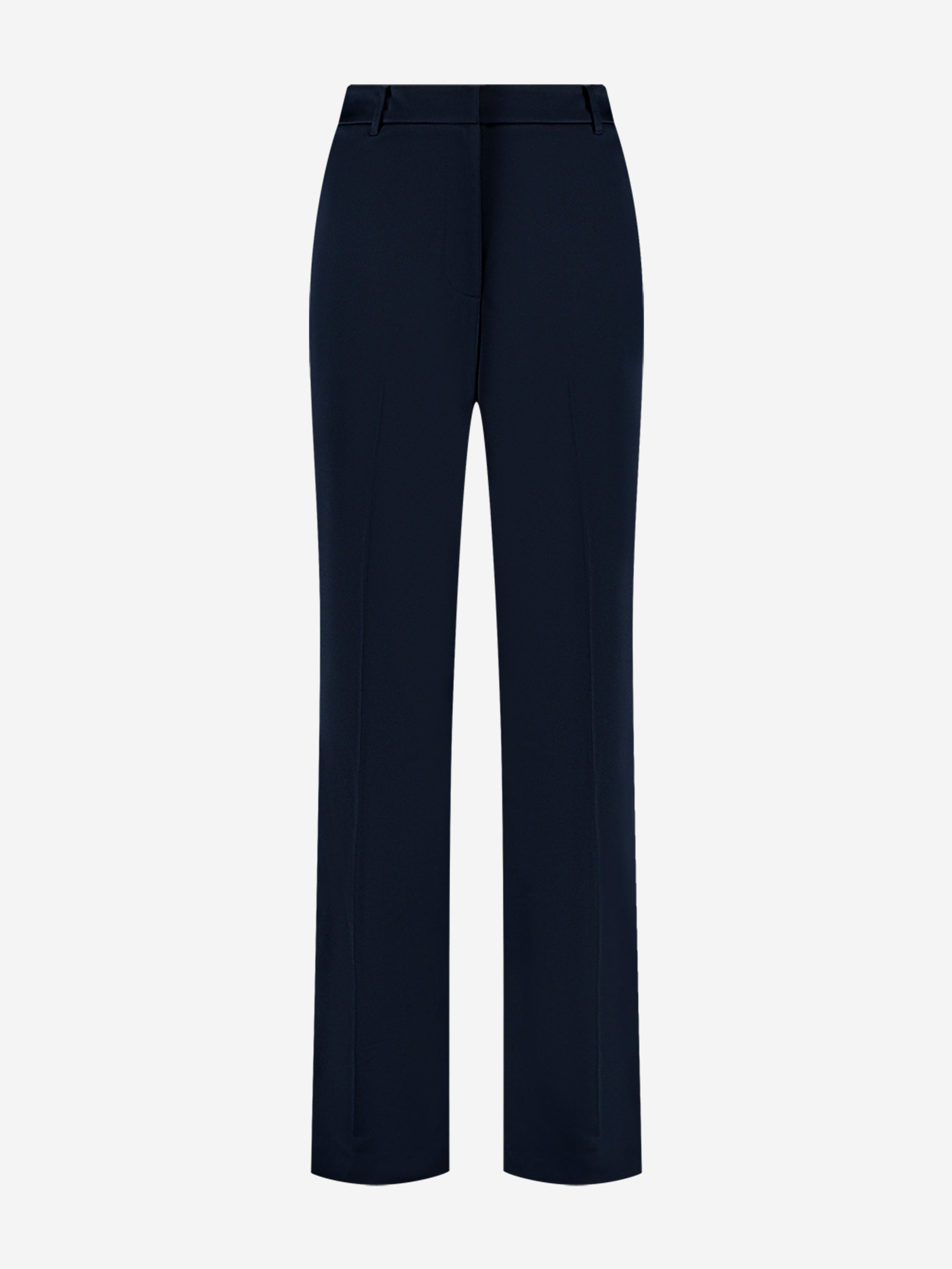 Pants with stripes and buttons on the side