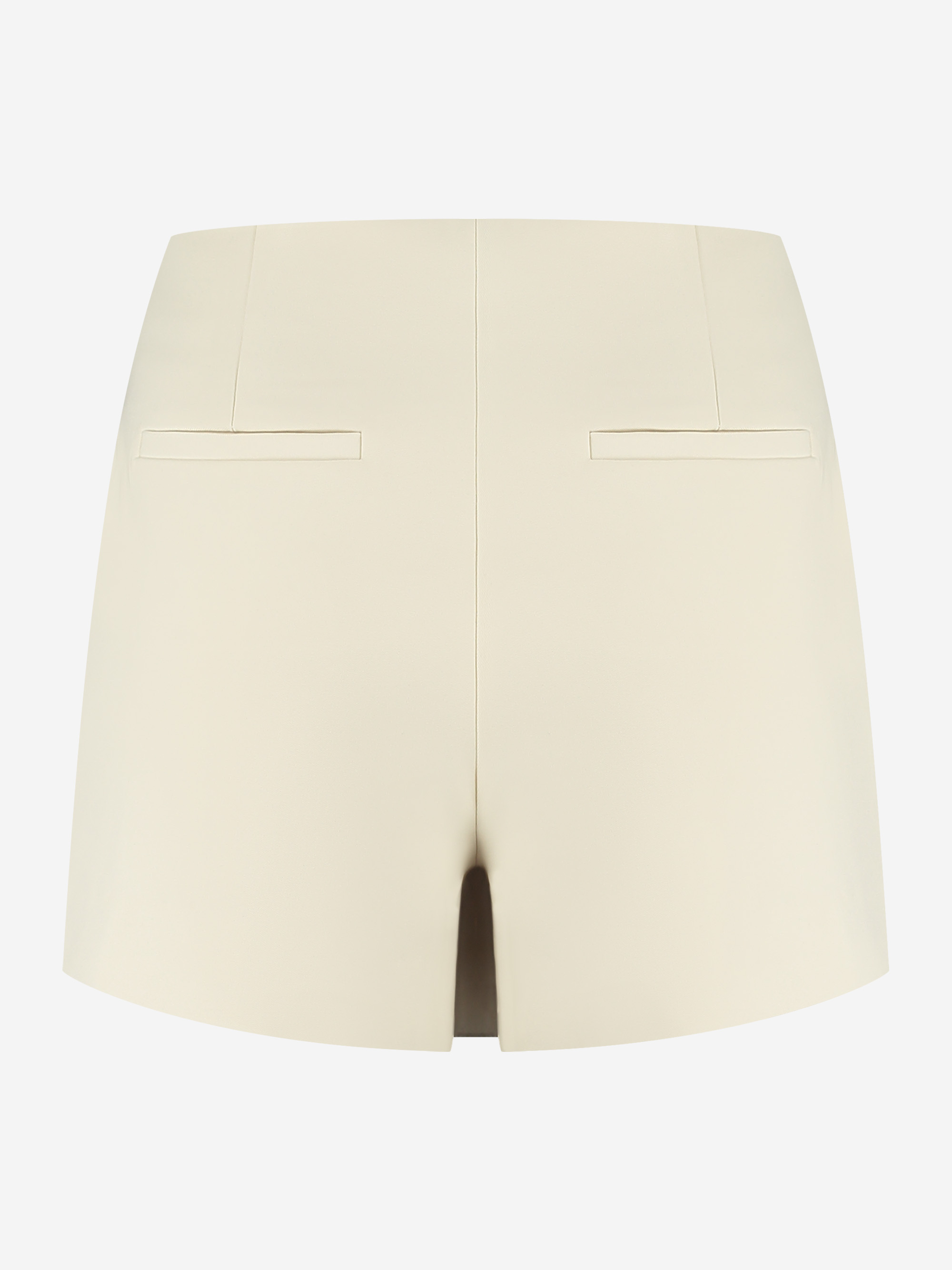 Aansluitende skort met asymmetrische voorkant