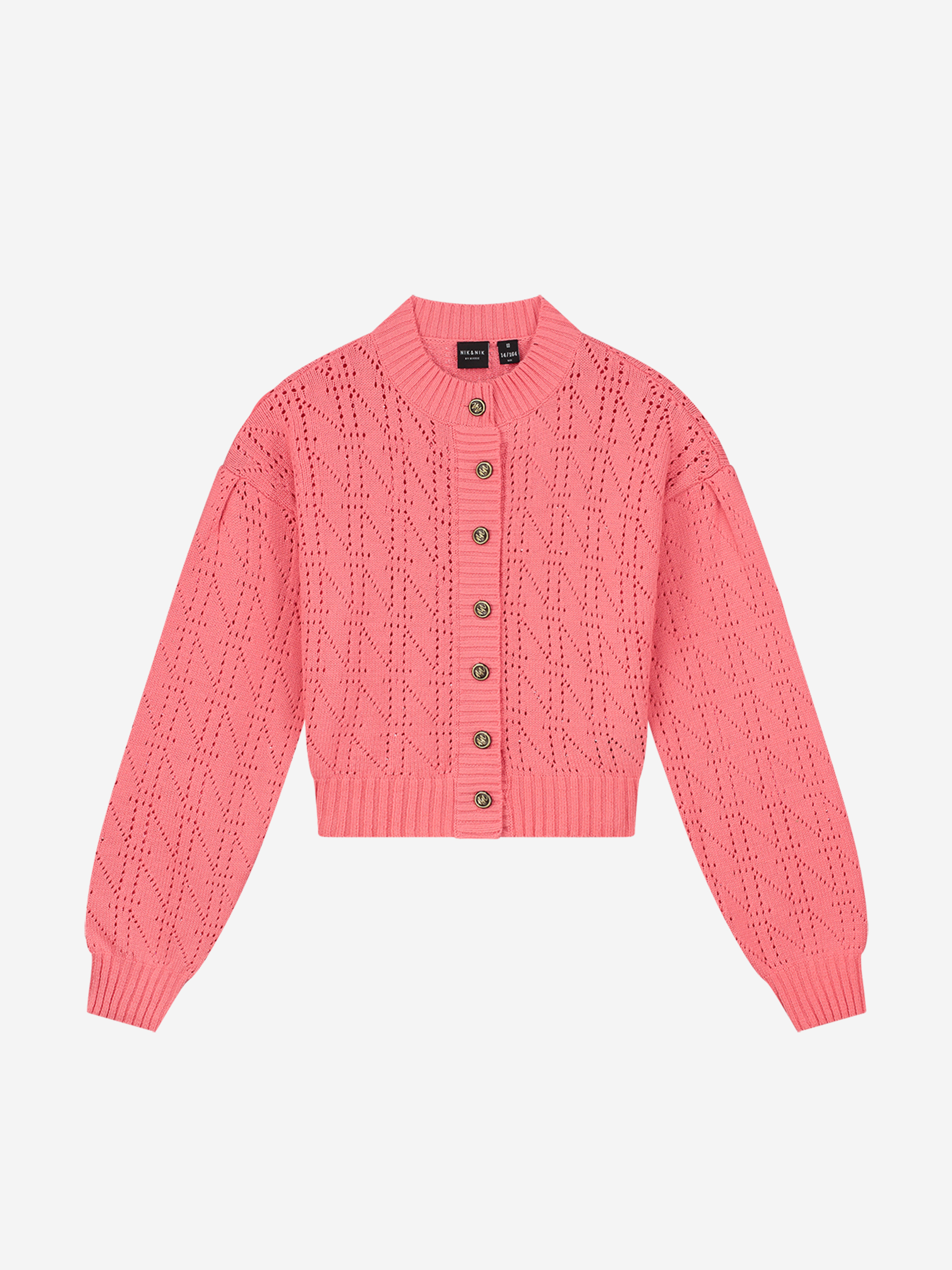 Cardigan with N&N all-over print