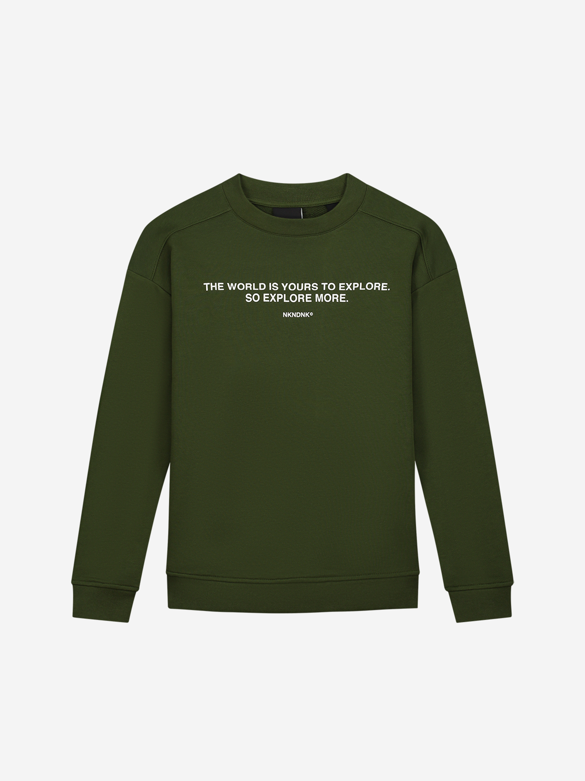 Sweatshirt with quote