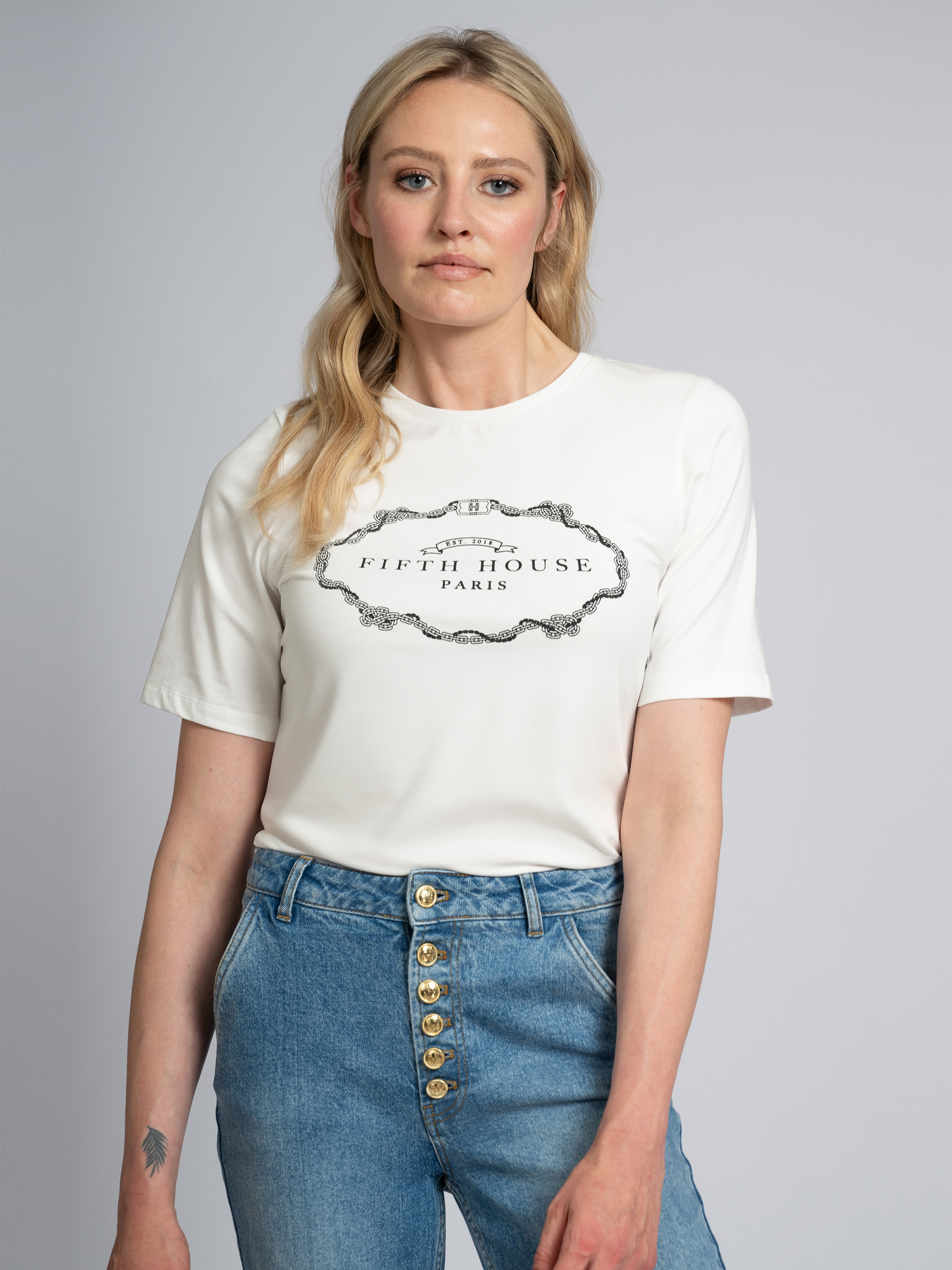 T-shirt with graphic FH print