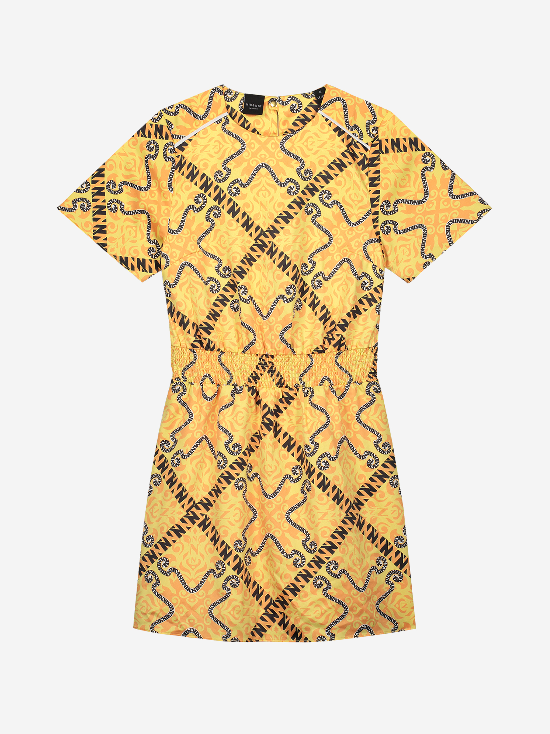 Dress with all-over print 