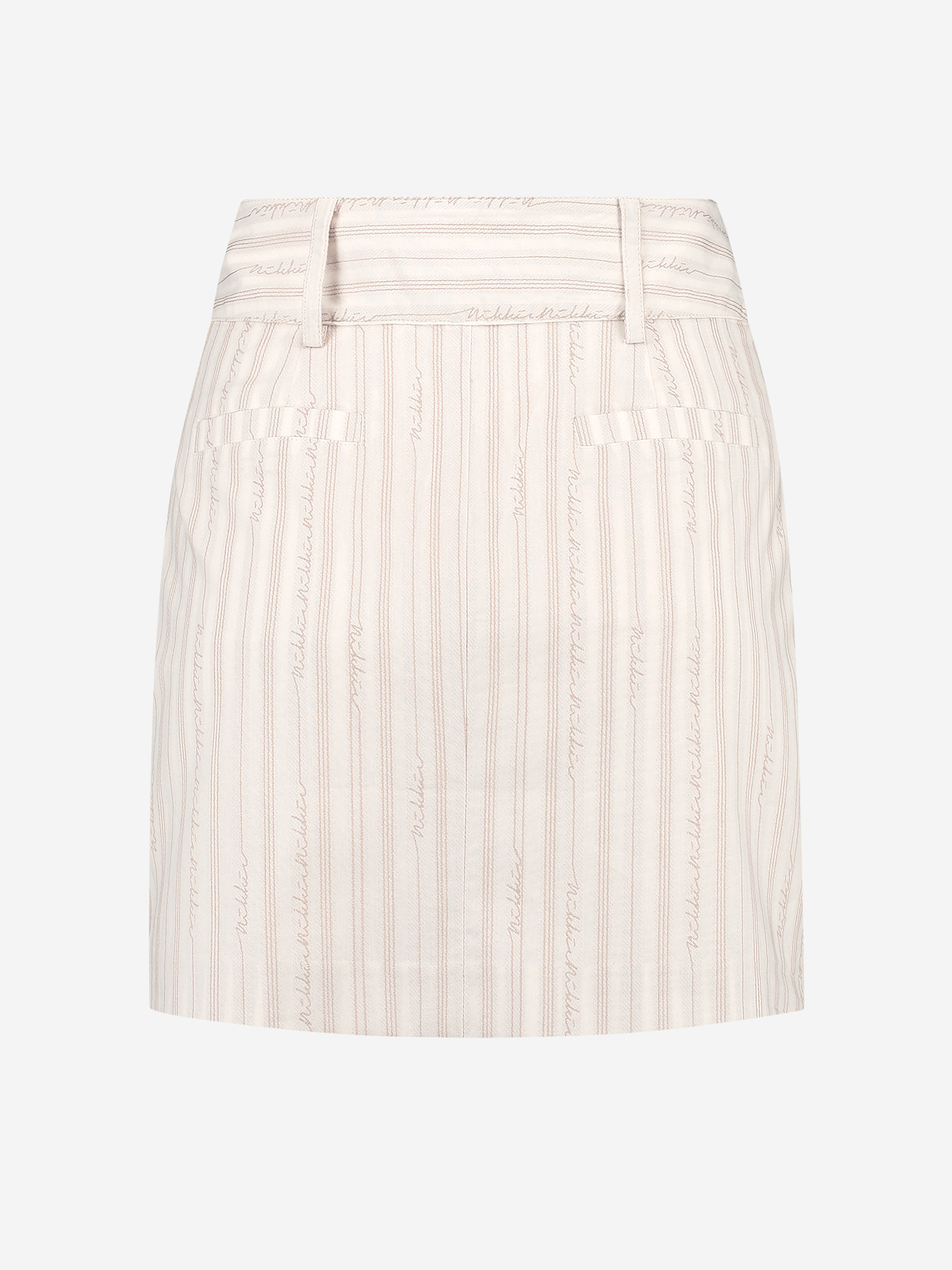 Rok met logo patroon