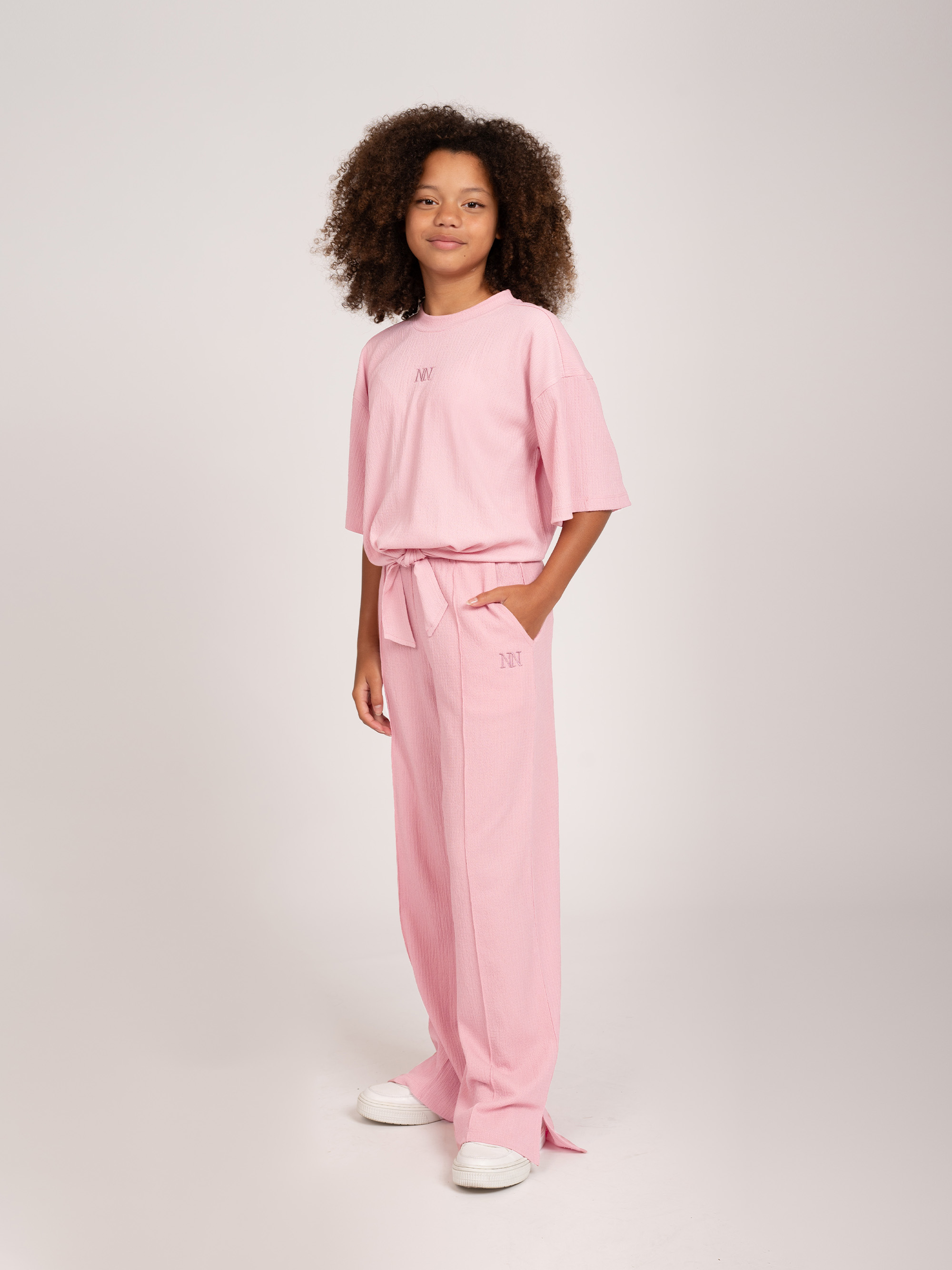 High rise pants with split