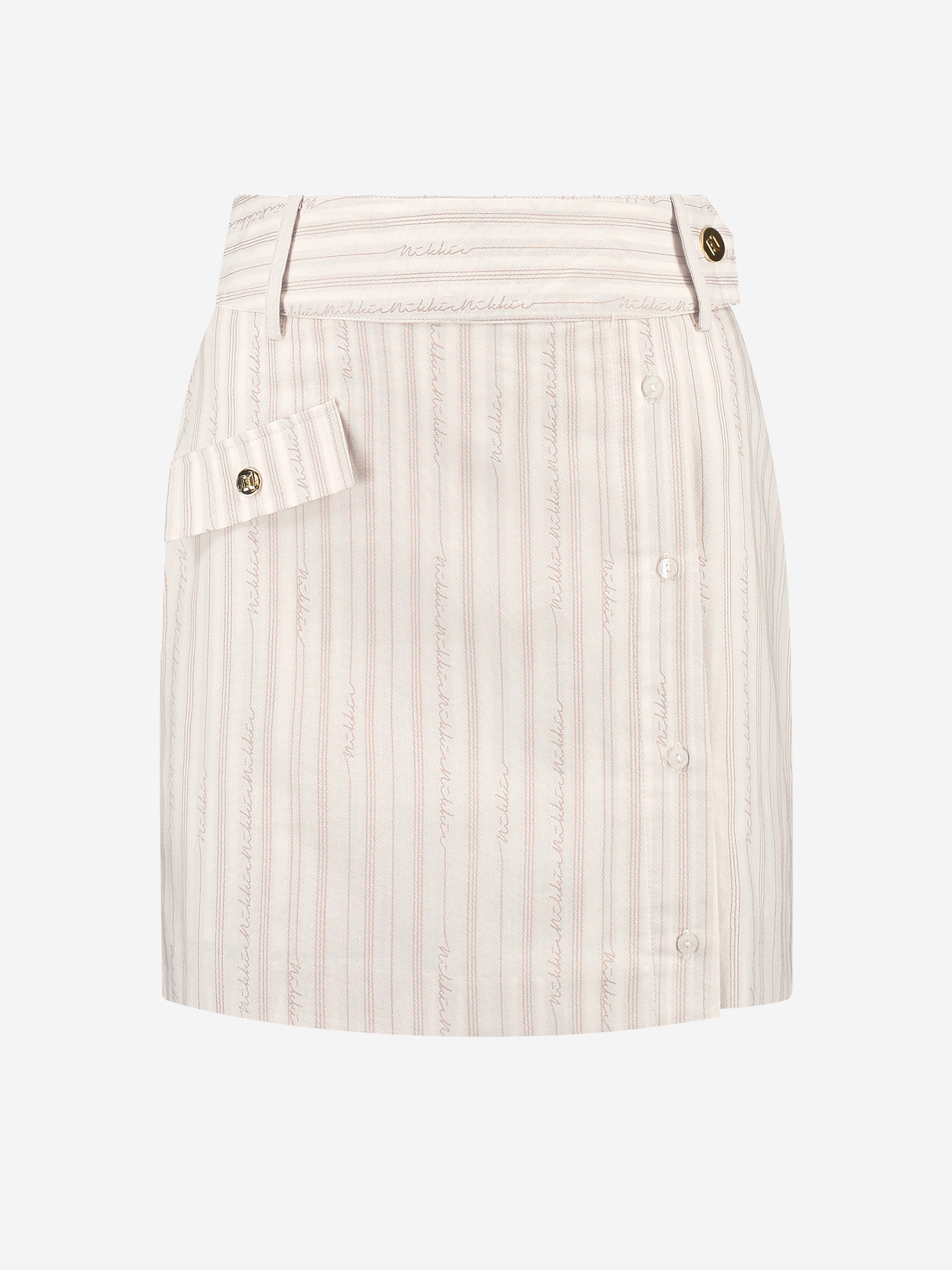 Rok met logo patroon