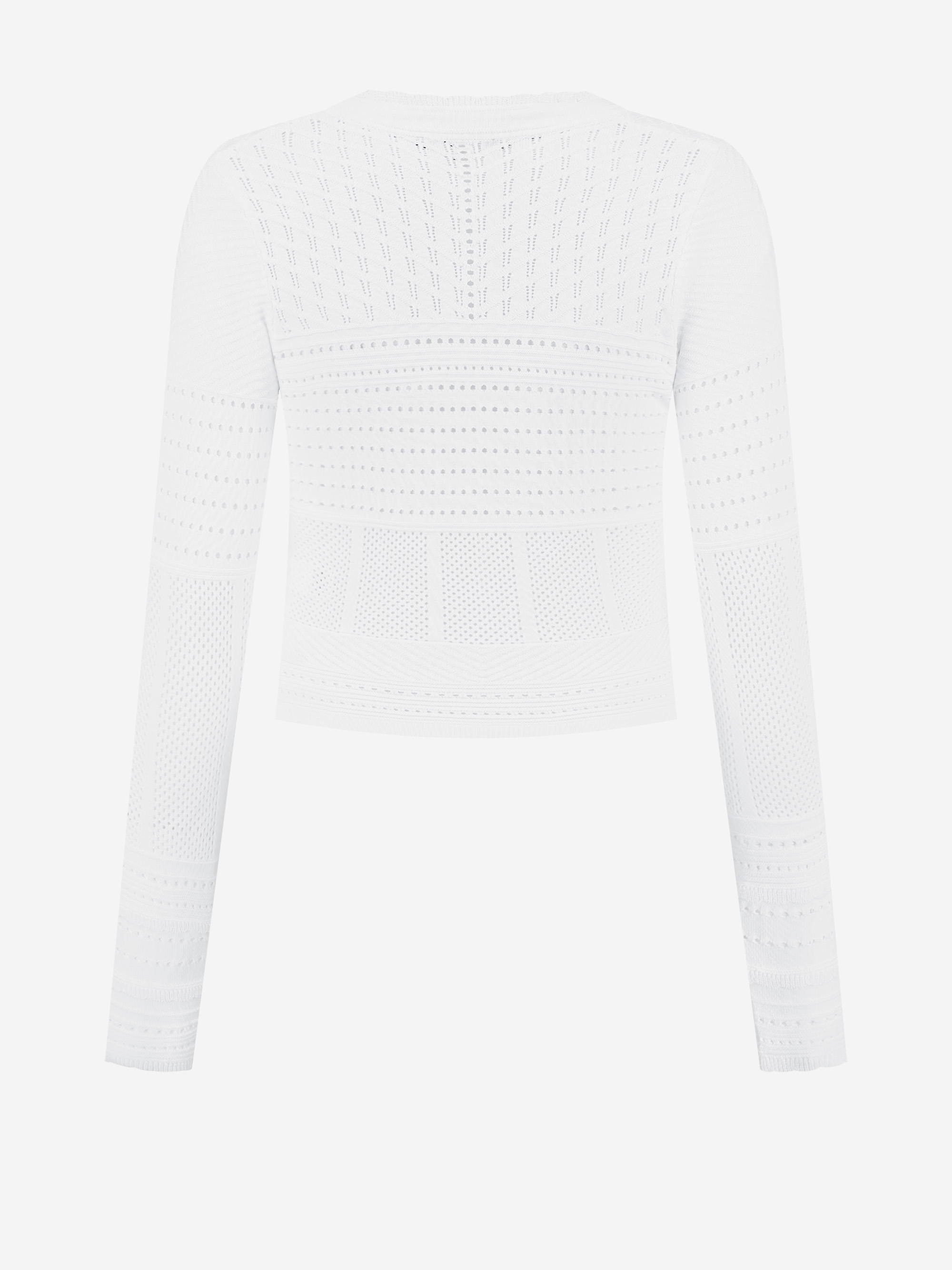 Ajour knitted cardigan