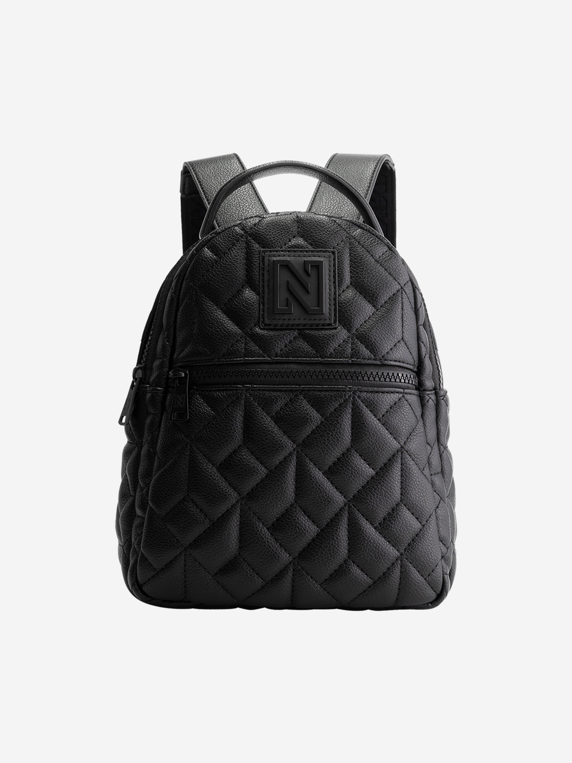 Rugzak met leren look en N-logo