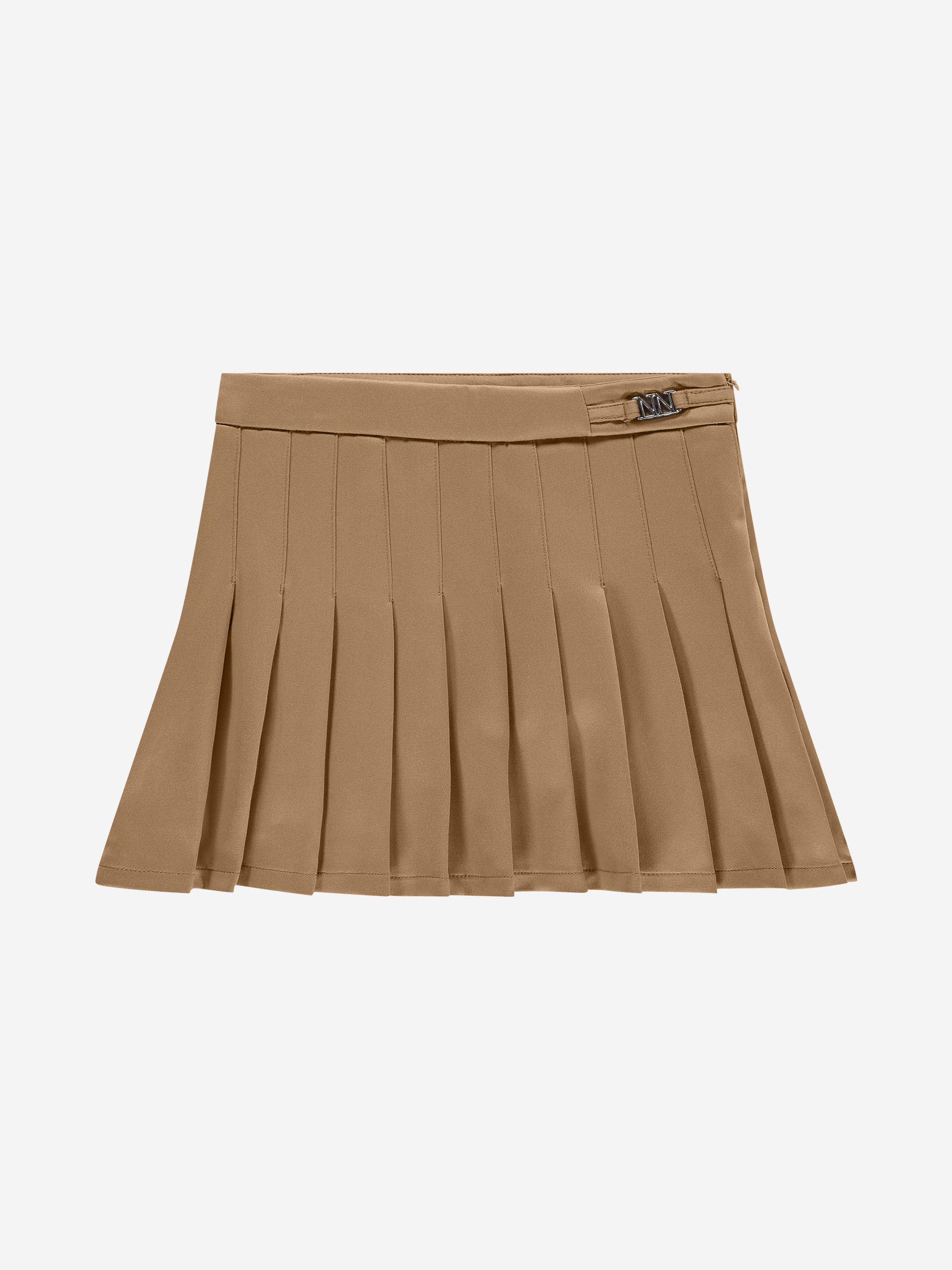 A-line skirt with pleats