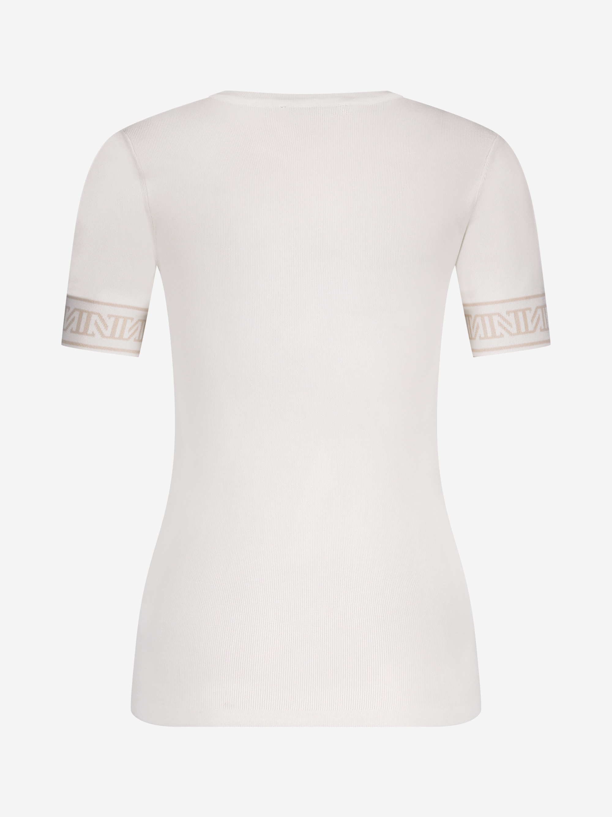Ribbed top with logo detail 